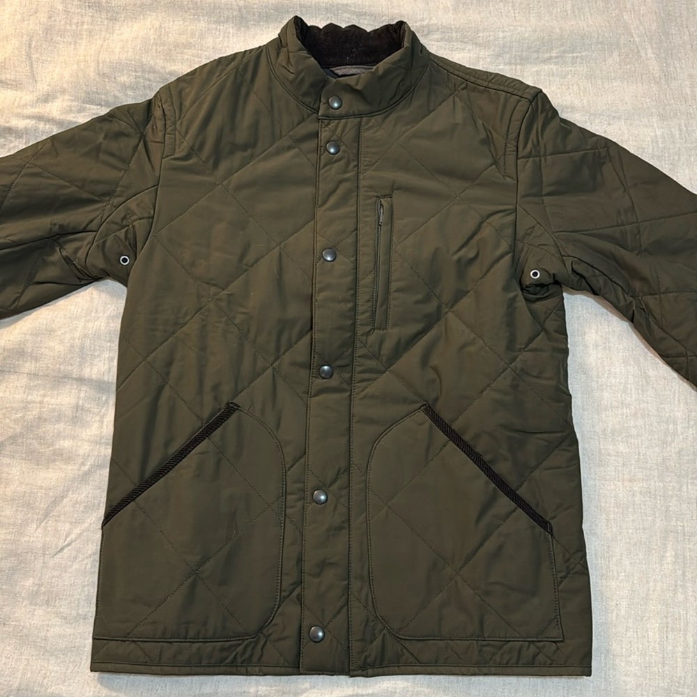 J Crew Quilted Primaloft Sussex Jacket Olive Green